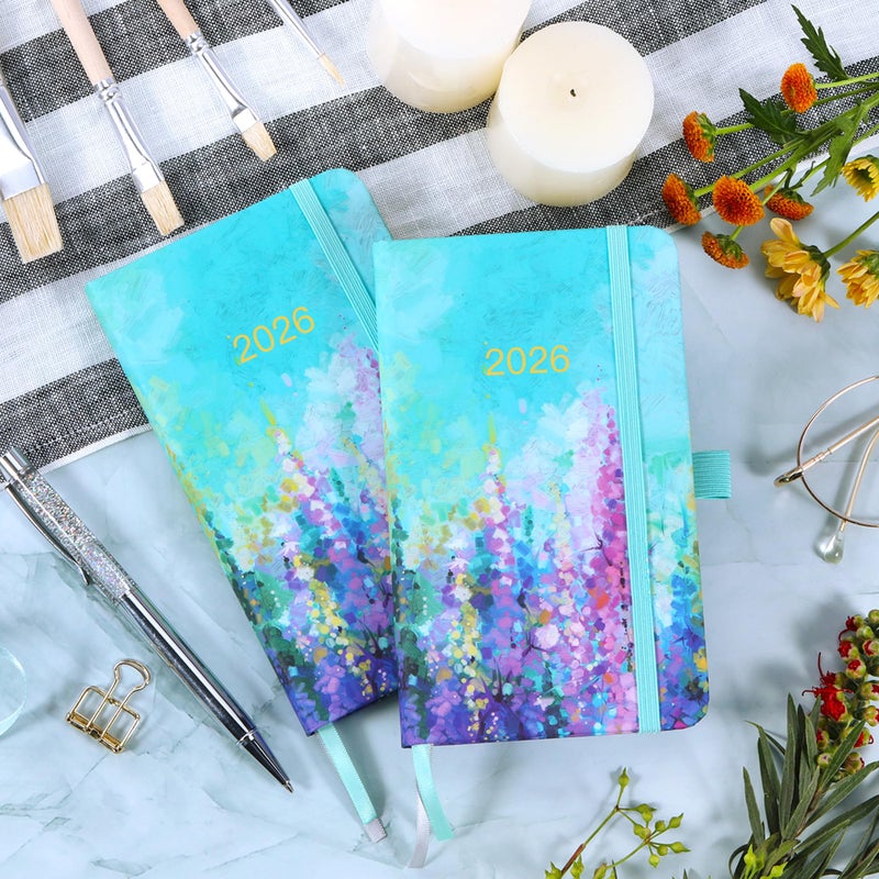 Artfan 2026 Pocket Calendar - 2026 Pocket Planner/Calendar, Jan.2026 - Dec.2026, 2026 Pockets Planner Weekly and Monthly, 3.93''  6.29''- Oil Painting - Image 2